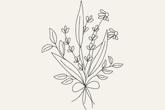 Line Art Bouquet Flower: A Designer’s Review