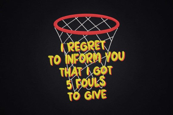Reviewing 5 Fouls Quote Funny Basketball Design